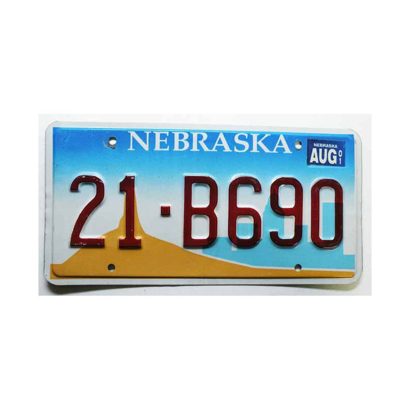 Plaque d Immatriculation USA - Nebraska  ( 265 )