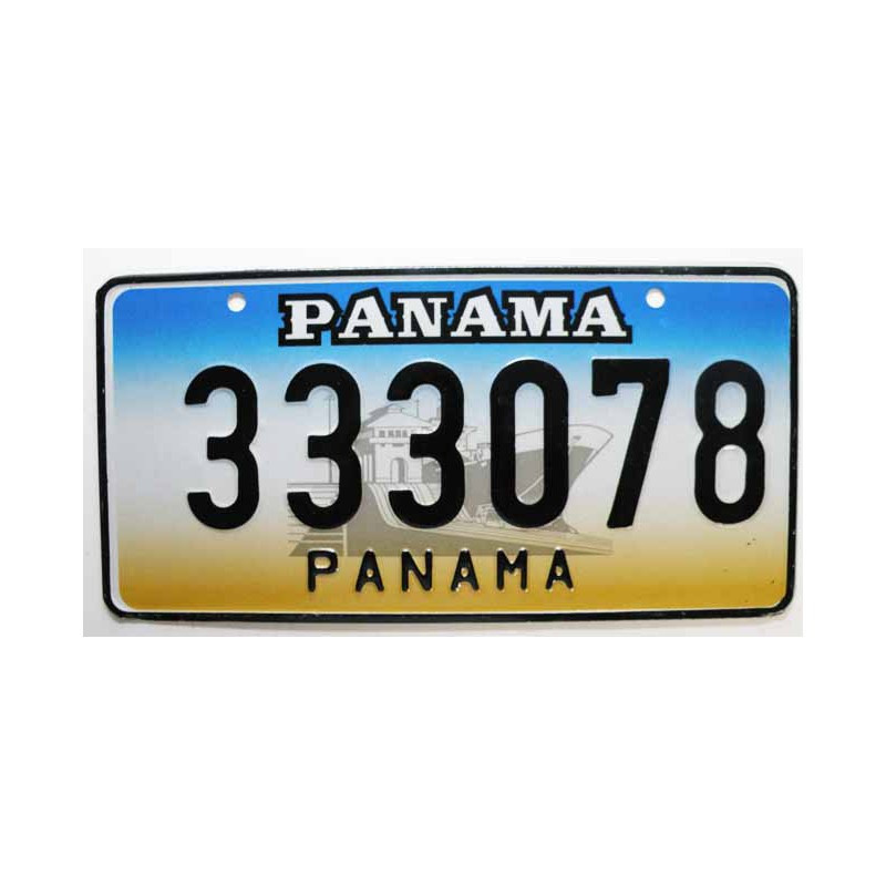 Plaque d Immatriculation Panama ( 312 )