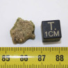 Fragment de trinitite dans une boite - Verre d Alamogordo ( USA - 0.81 grammes - 031 * )