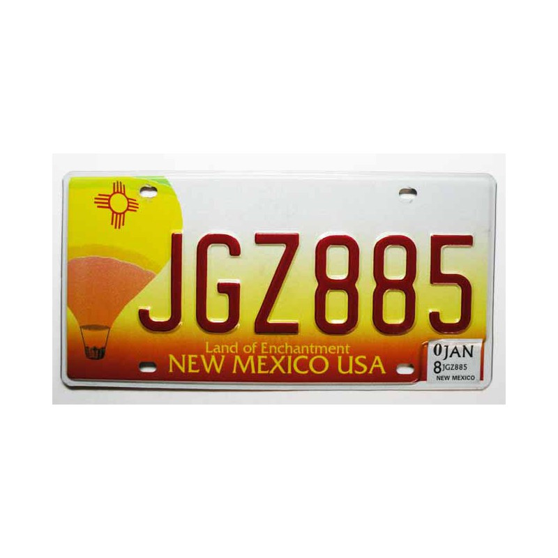 Plaque d Immatriculation USA - New Mexico ( 319 )