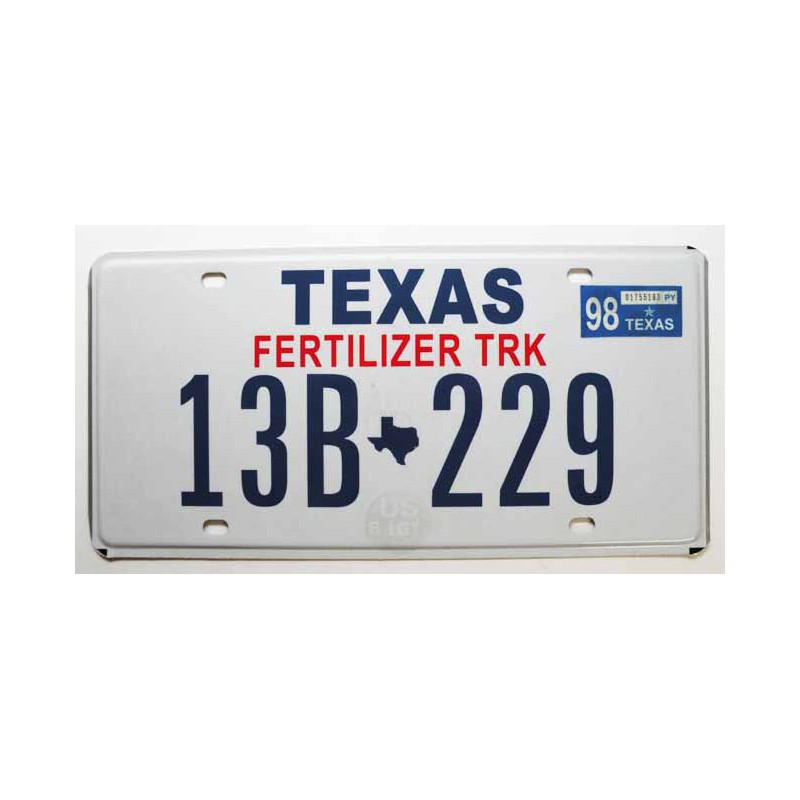 Plaque d Immatriculation USA - Texas ( 346 )