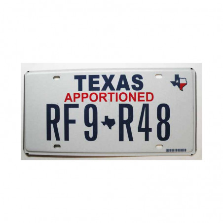 Plaque d Immatriculation USA - Texas ( 341 )