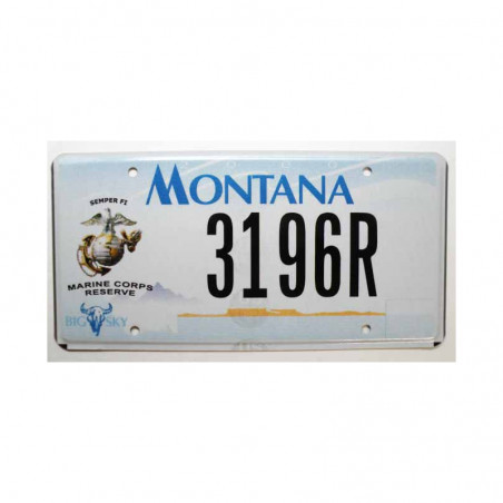 Plaque d Immatriculation USA - Montana ( 337 )