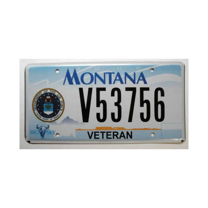 Plaque d Immatriculation USA - Montana ( 336 )