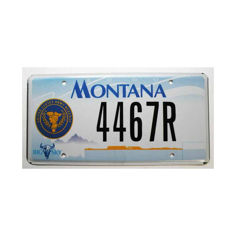 Plaque d Immatriculation USA - Montana ( 334 )