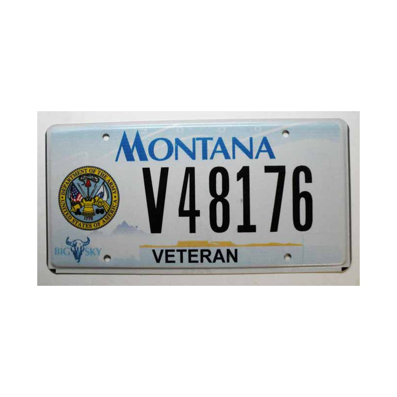 Plaque d Immatriculation USA - Montana ( 333 )