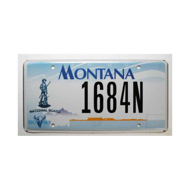 Plaque d Immatriculation USA - Montana ( 332 )