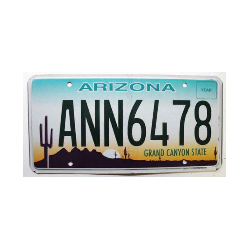 Plaque d Immatriculation USA - Arizona ( 354 )