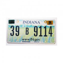 Plaque d Immatriculation USA - Indiana ( 357 )