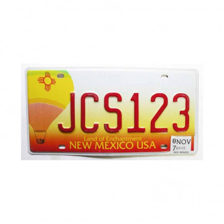 Plaque d Immatriculation USA - New Mexico ( 363 )