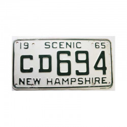 Plaque d Immatriculation USA - New Hampshire ( 365 )
