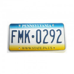 Plaque d Immatriculation USA - Pennsylvania  ( 372 )