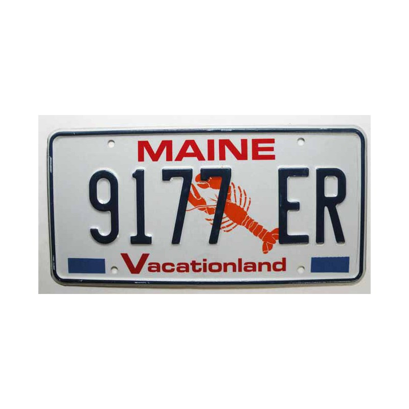 Plaque d Immatriculation USA - Maine ( 374 )