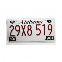 Plaque d Immatriculation USA - Alabama ( 384 )