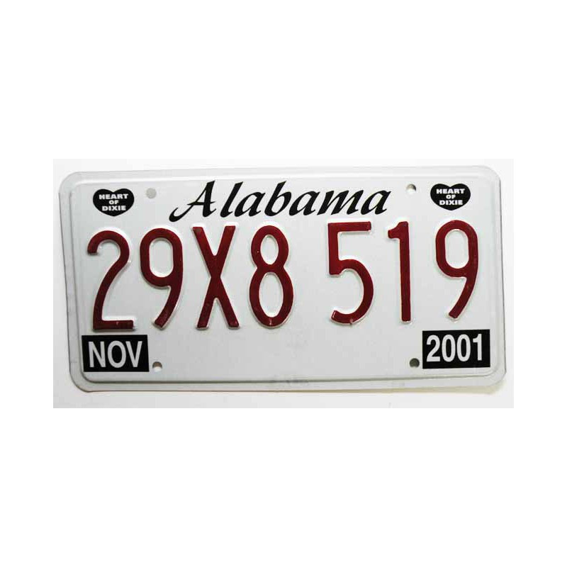 Plaque Décorative Vintage Alabama - 15 X 30 Cm, étain, Pour Bar, Café, Décoration Murale