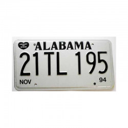 Plaque d Immatriculation USA - Alabama ( 387 )
