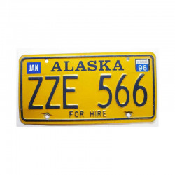 Plaque d Immatriculation USA - Alaska ( 393 )