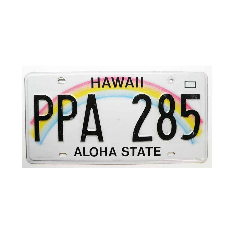 Plaque d Immatriculation USA - Hawaii ( 406 )