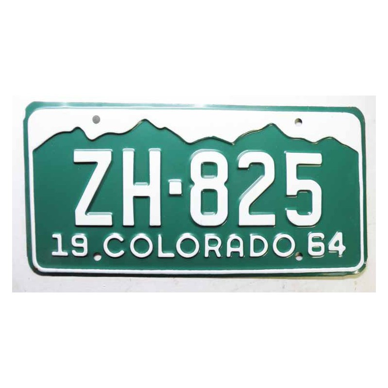 Plaque d Immatriculation USA - Colorado ( 401 )
