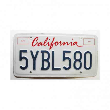 Plaque d Immatriculation USA - California ( 398 )