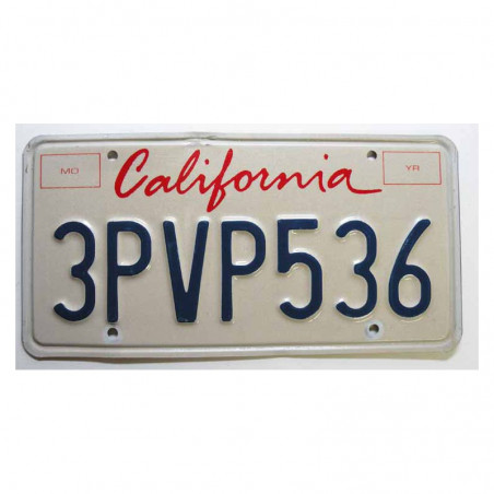 Plaque d Immatriculation USA - California ( 394 )