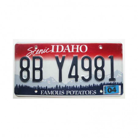 Plaque d Immatriculation USA - Idaho ( 420 )