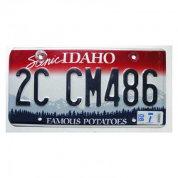 Plaque d Immatriculation USA - Idaho ( 421 )