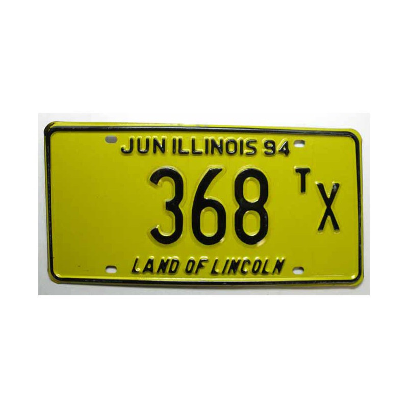 Plaque d Immatriculation USA - Illinois ( 427 )