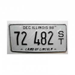 Plaque d Immatriculation USA - Illinois ( 428 )
