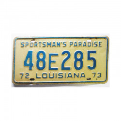 Plaque d Immatriculation USA - Louisiana ( 458 )