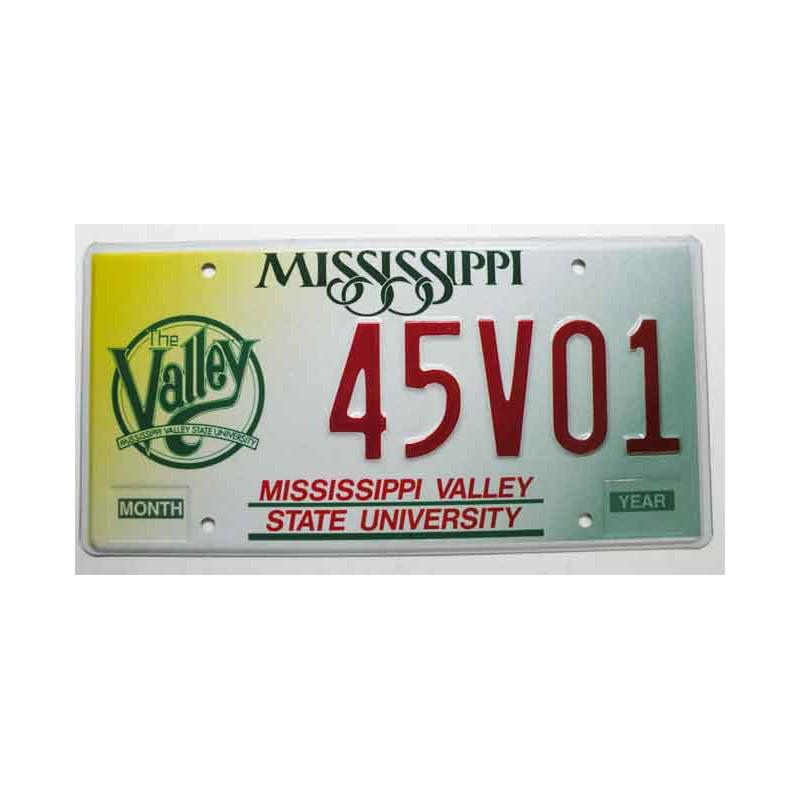 Plaque d Immatriculation USA - Mississippi ( 461 )