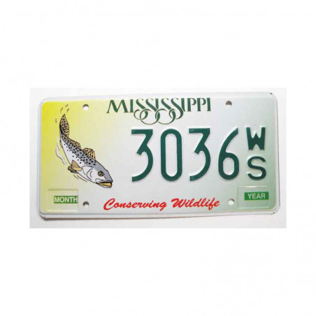 Plaque d Immatriculation USA - Mississippi ( 463 )