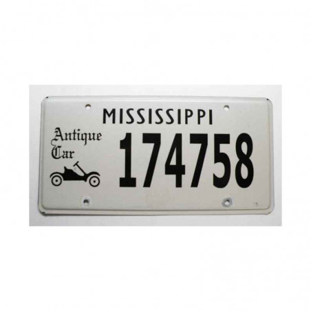Plaque d Immatriculation USA - Mississippi ( 464 )