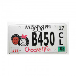 Plaque d Immatriculation USA - Mississippi ( 468 )