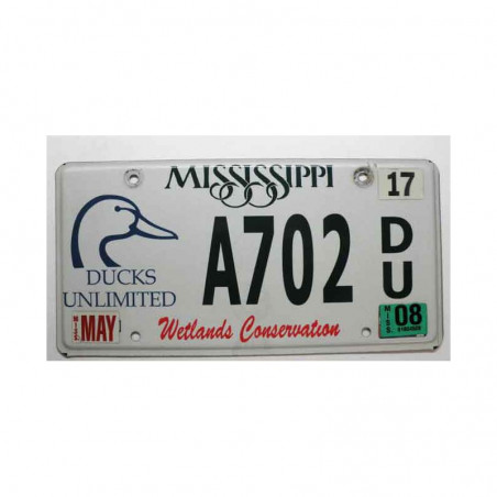 Plaque d Immatriculation USA - Mississippi ( 469 )