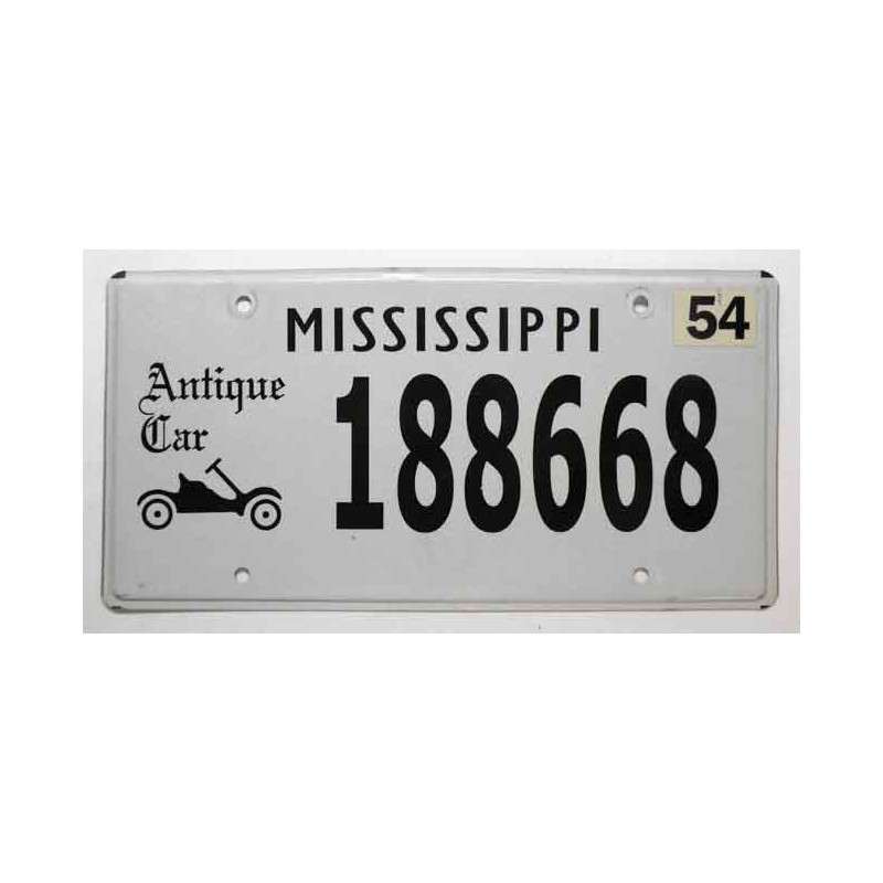 Plaque d Immatriculation USA - Mississippi ( 472 )