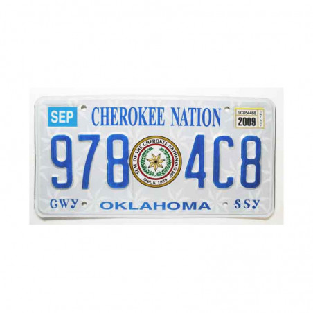 Plaque d Immatriculation USA - Oklahoma ( 479 )