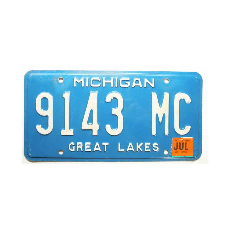 Plaque d Immatriculation USA - Michigan ( 505 )
