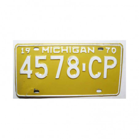 Plaque d Immatriculation USA - Michigan ( 502 )