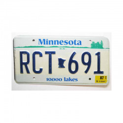 Plaque d Immatriculation USA - Minnesota ( 499 )