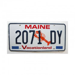 Plaque d Immatriculation USA - Maine ( 497 )