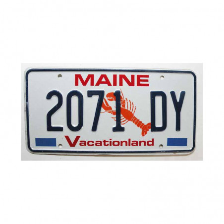 Plaque d Immatriculation USA - Maine ( 497 )