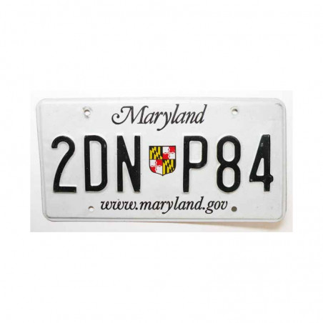 Plaque d Immatriculation USA - Maryland ( 495 )