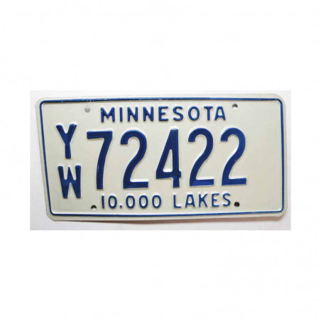 Plaque d Immatriculation USA - Minnesota ( 494 )