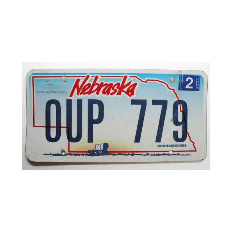 Plaque d Immatriculation USA - Nebraska  ( 520 )