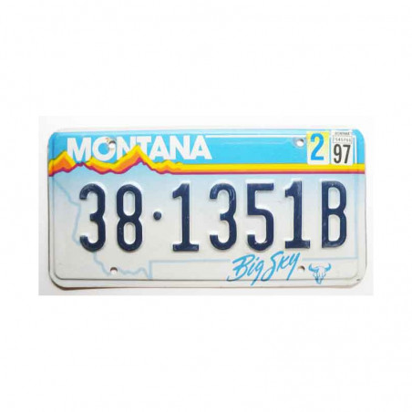 Plaque d Immatriculation USA - Montana ( 511 )