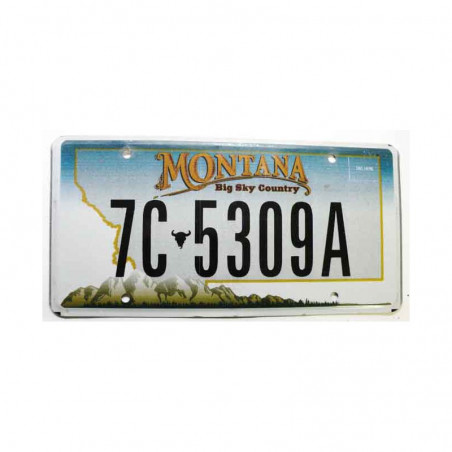 Plaque d Immatriculation USA - Montana ( 510 )