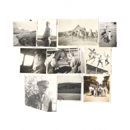 10 photos 38° Div US Camp de Shelby WWII ( 050 )