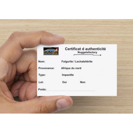 2 Fulgurites dans une boite (Sahara - 005 **)