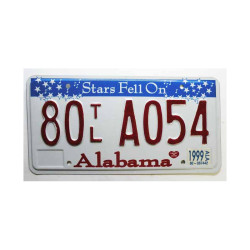 Plaque d Immatriculation USA - Alabama ( 565 )